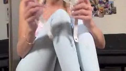 Marvelous Young Blonde🩷🩵#egirl #feet #leggings #franciskannehIQ