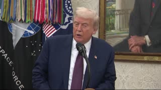 Trump speaks on Apple planning to invest $100 billion more in the US
