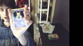 The Alakazam Holographic Pokemon Card From The Pokemon Trading Card Game Deck