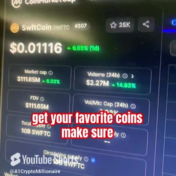 swftcoin swift price prediction crypto news today! #fyp