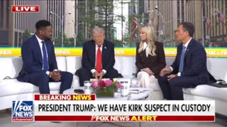 NOW - Trump says Charlie Kirk's assassin is in custody.