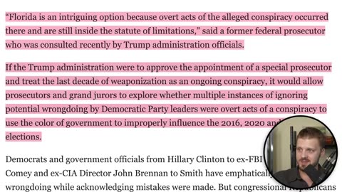 Trump May Appoint A Special Prosecutor For RussiaGate, Clinton's Emails, 2020 Election, & EPSTEIN