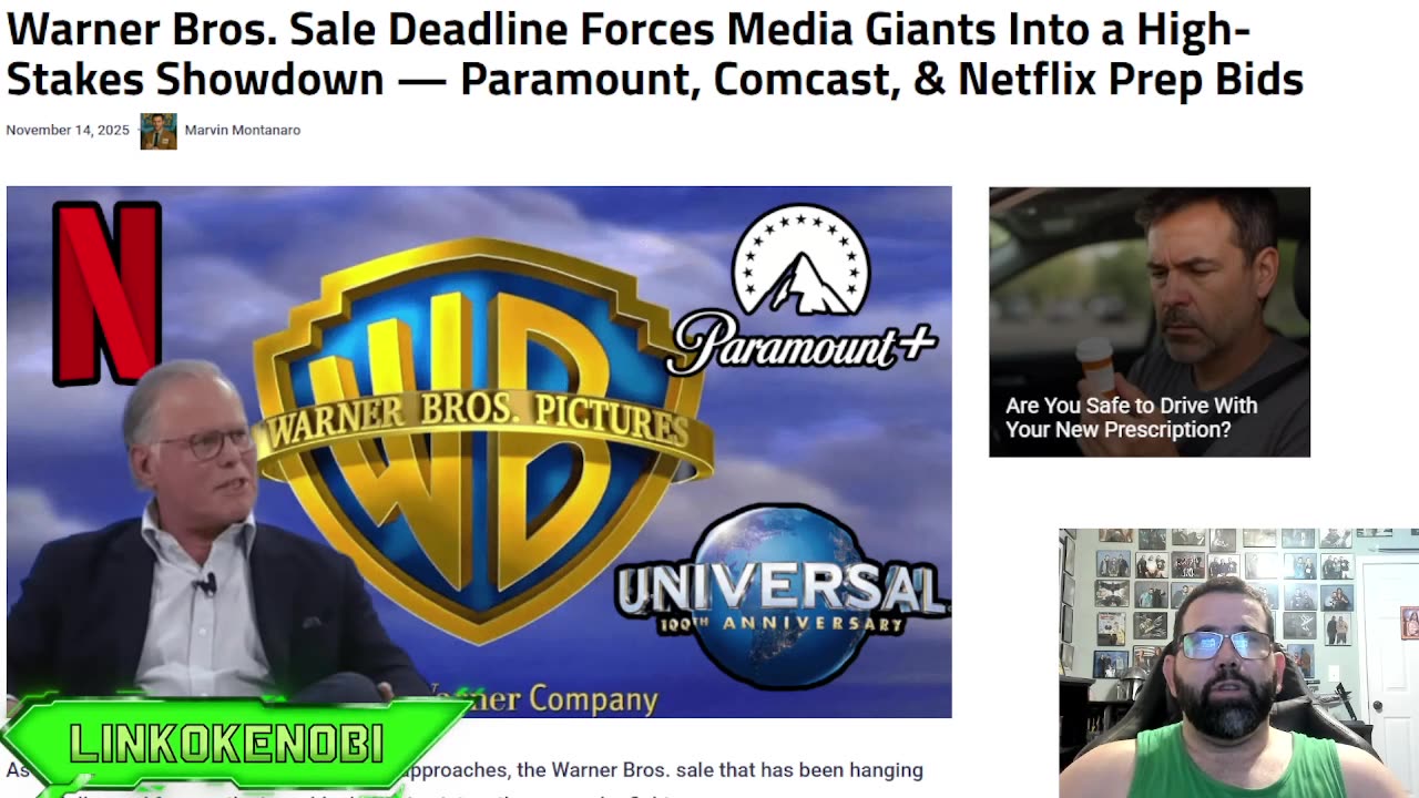 Netflix, Comcast, And Paramount Having A Bid War For WB Discovery