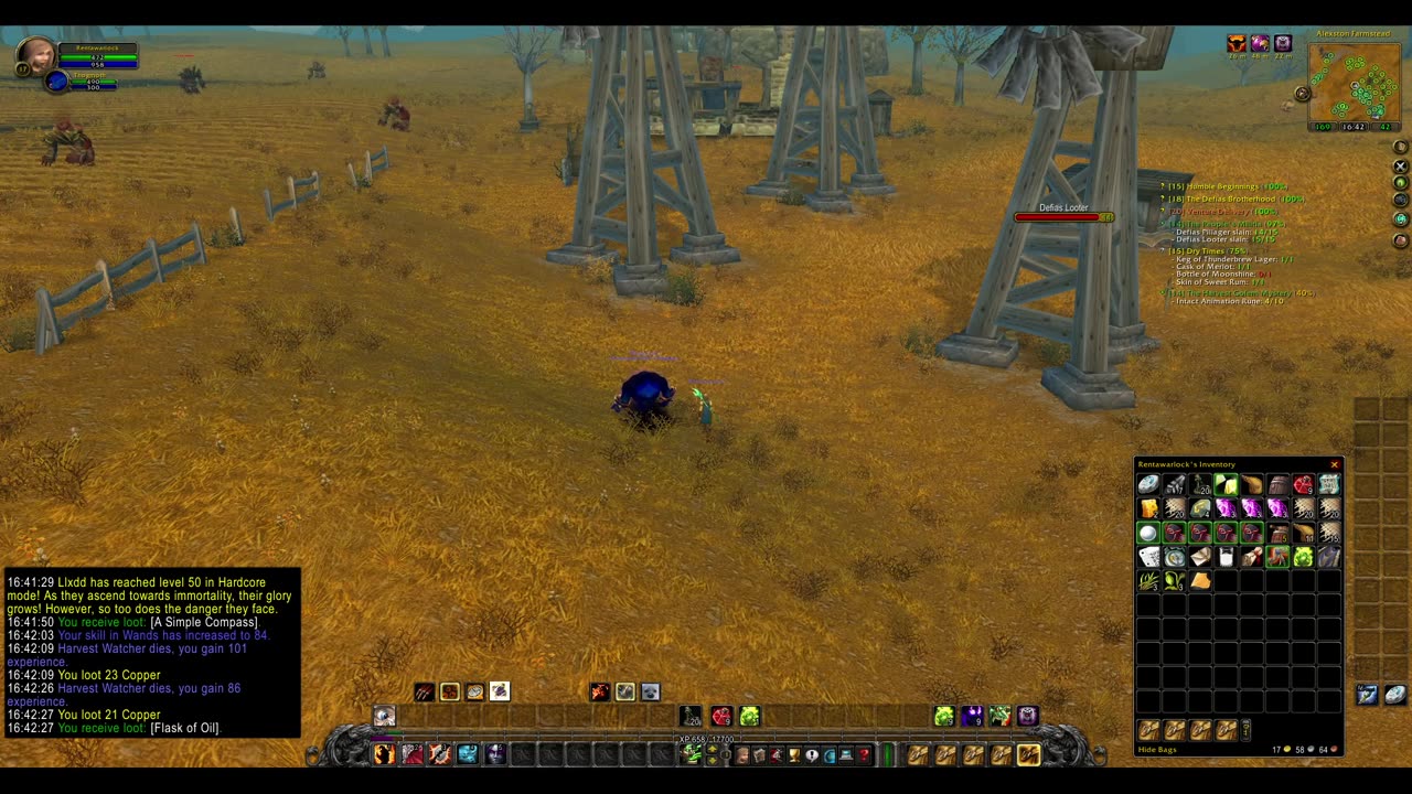Turtle wow - Summoner leveling - rentawarlock - part 6