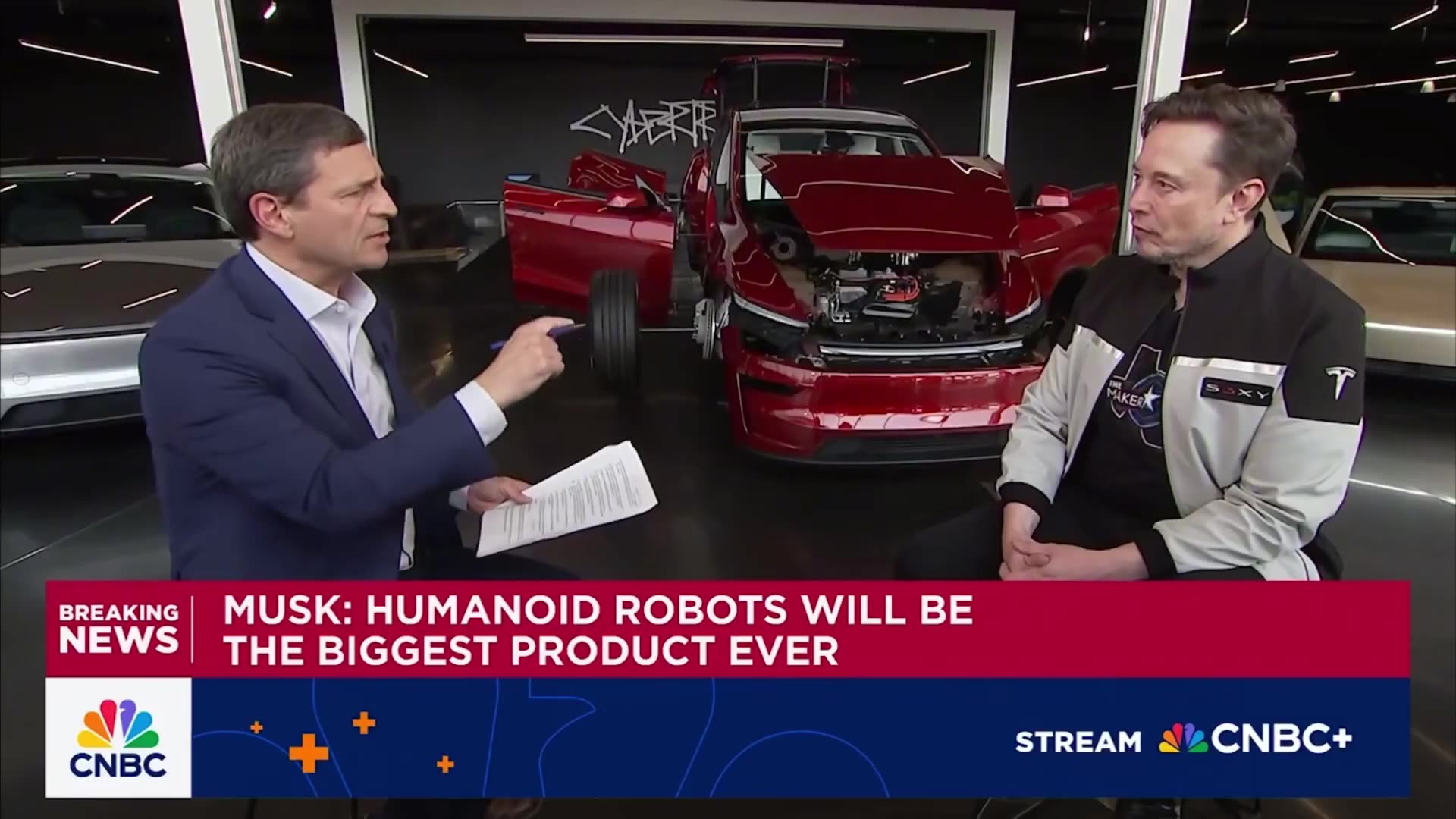Elon Musk: “I think humanoid robots will be the biggest product ever. The demand will be insatiable