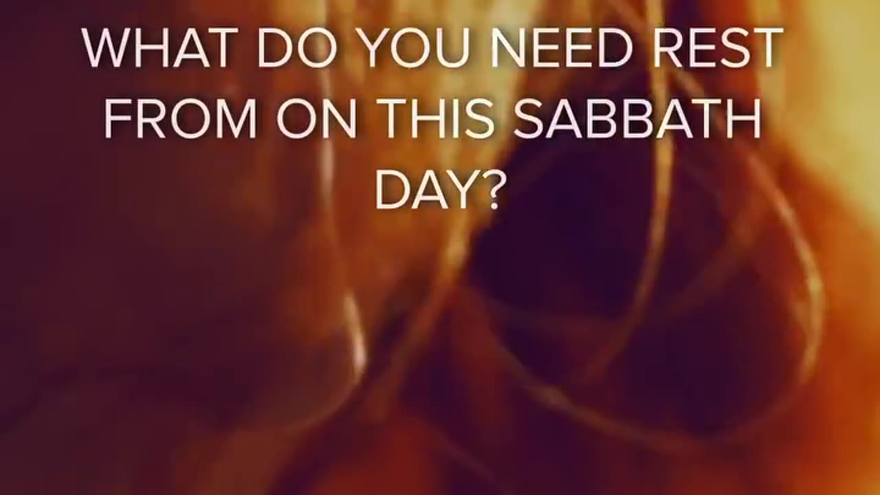 Happy Sabbath