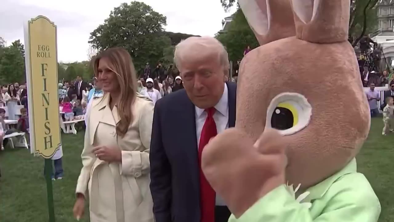 President Donald J. Trump: "Remember when the bunny took Joe Biden out? He’s not taking Trump out!"
