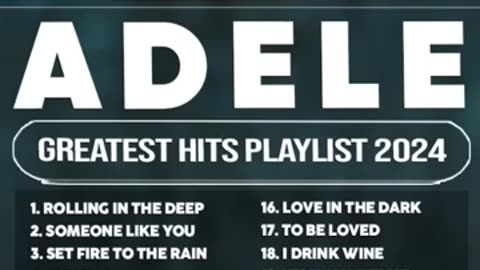Incredible: Adele Best Songs Playlist 2024 ~ The Best Of Adele ~ Adele Greatest