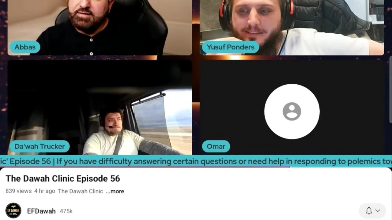 EFDawah Yusuf Ponders Funny Story