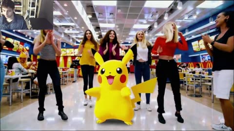 Outtake #1,226 Of Pikachu The Pokemon Dancing With Women At A McDonald's Restaurant Fake Funny Video