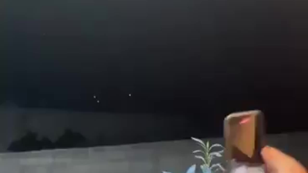 VIDEO FROM ISRAEL: A ground-level view shows the speed of incoming ballistic