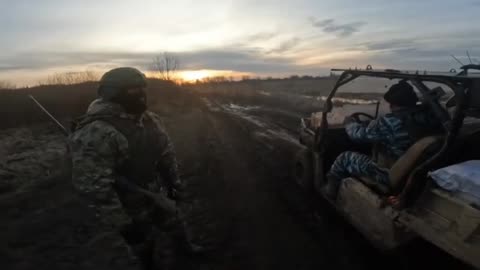 Russian Medivac Stuck in the Mud