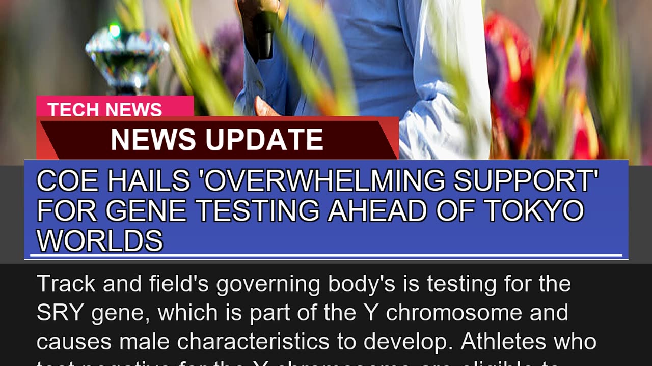 Coe Hails Overwhelming Support for Gene Testing