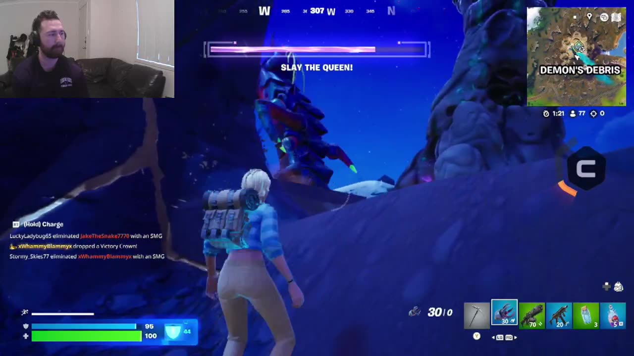 Playing fortnite
