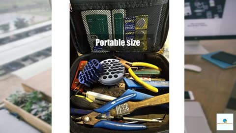 Siksin Cable Organizing Tool Network Cable Bundle Kit with Hook and Loop Fastener, Wire Co