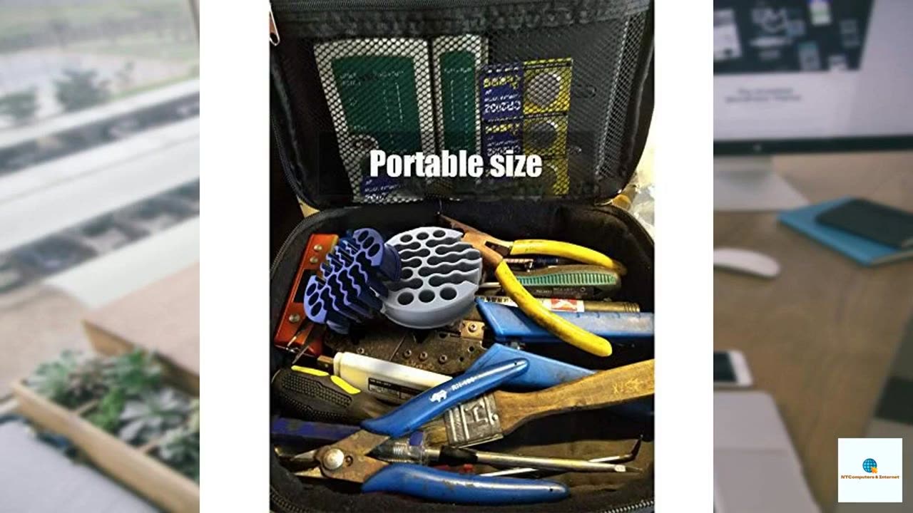 Siksin Cable Organizing Tool Network Cable Bundle Kit with Hook and Loop Fastener, Wire Co
