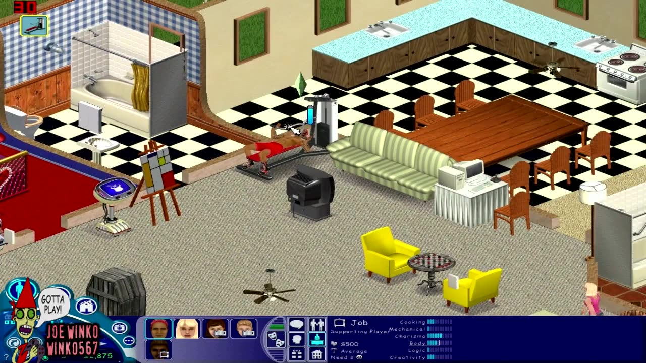 Sims 1 Gameplay Series 1x36 Joe Winko