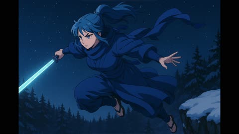 Winter forest guardian V11