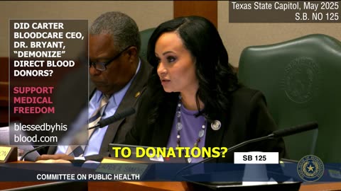 Did Carter Bloodcare CEO "demonize" direct blood donors?