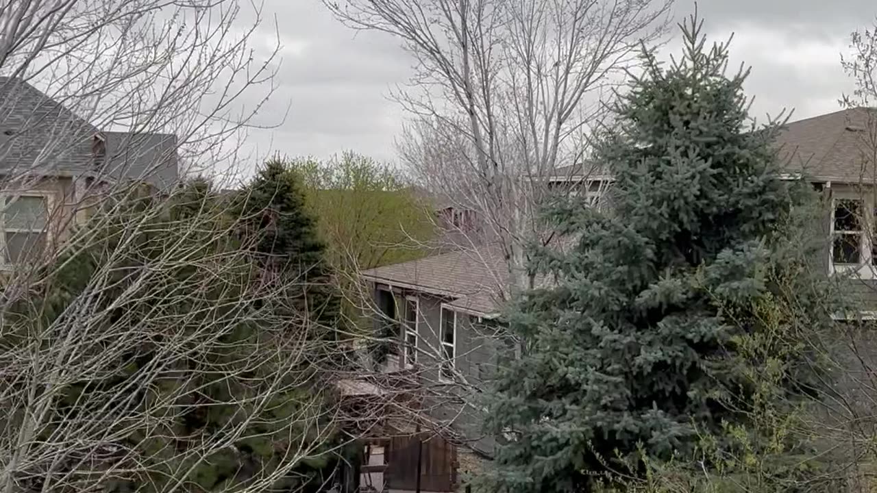 Cloudy day outside