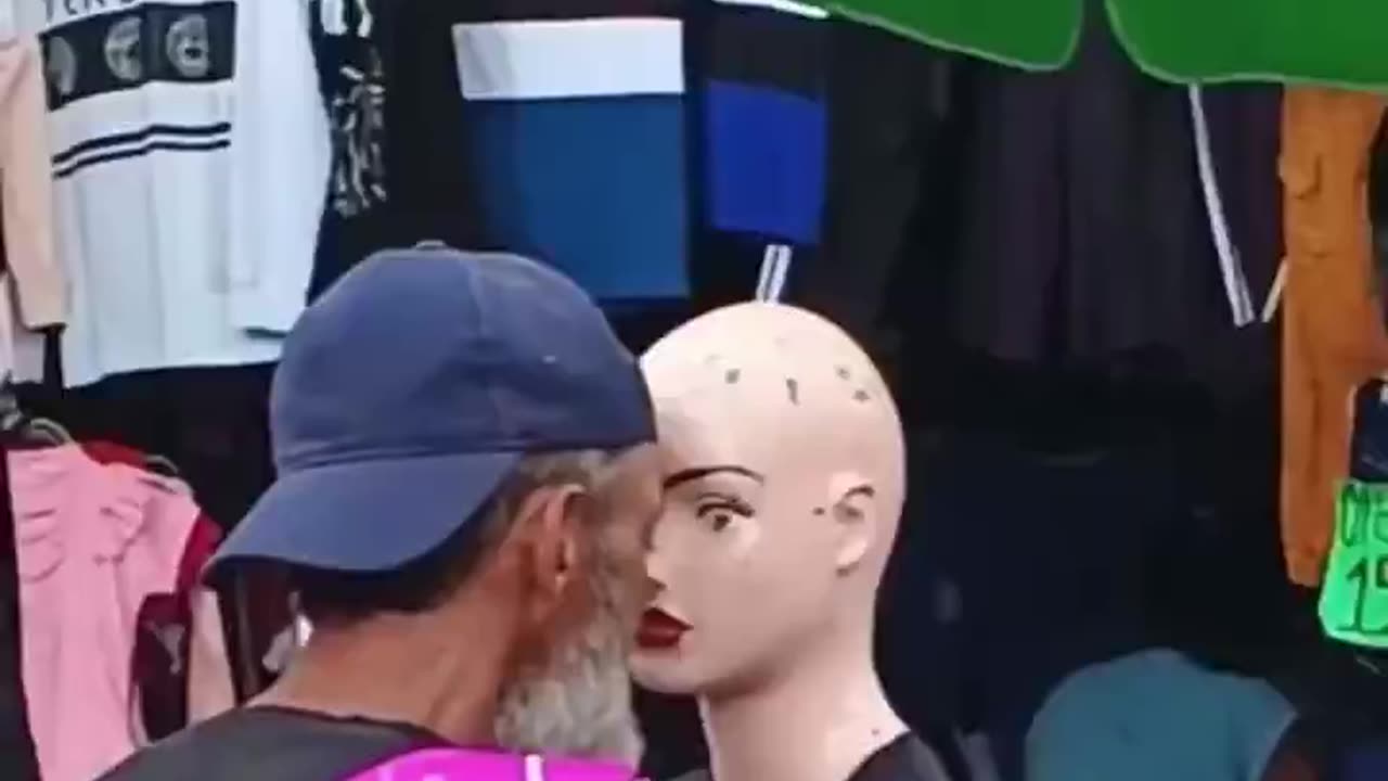 Even mannequins are not safe.