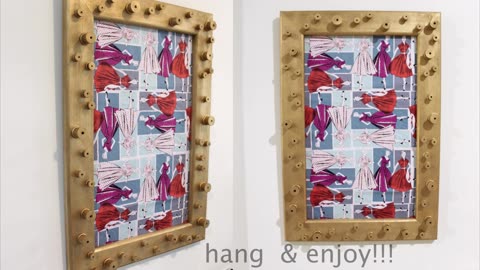 The Making of My Own Vintage Art Frame