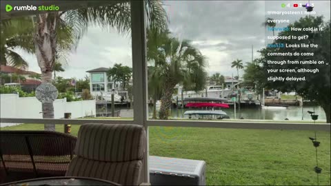 Cold front approaches, Marco Island, Florida