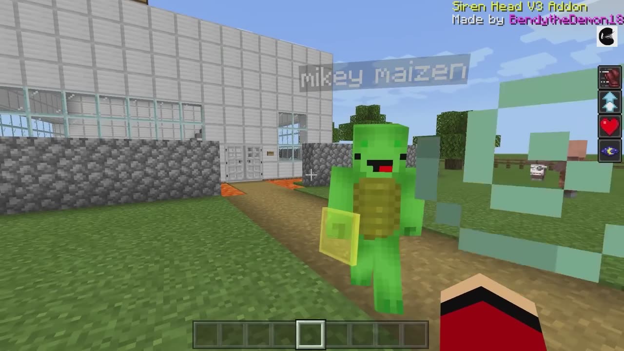 Cartoon Cat vs Security House - Minecraft