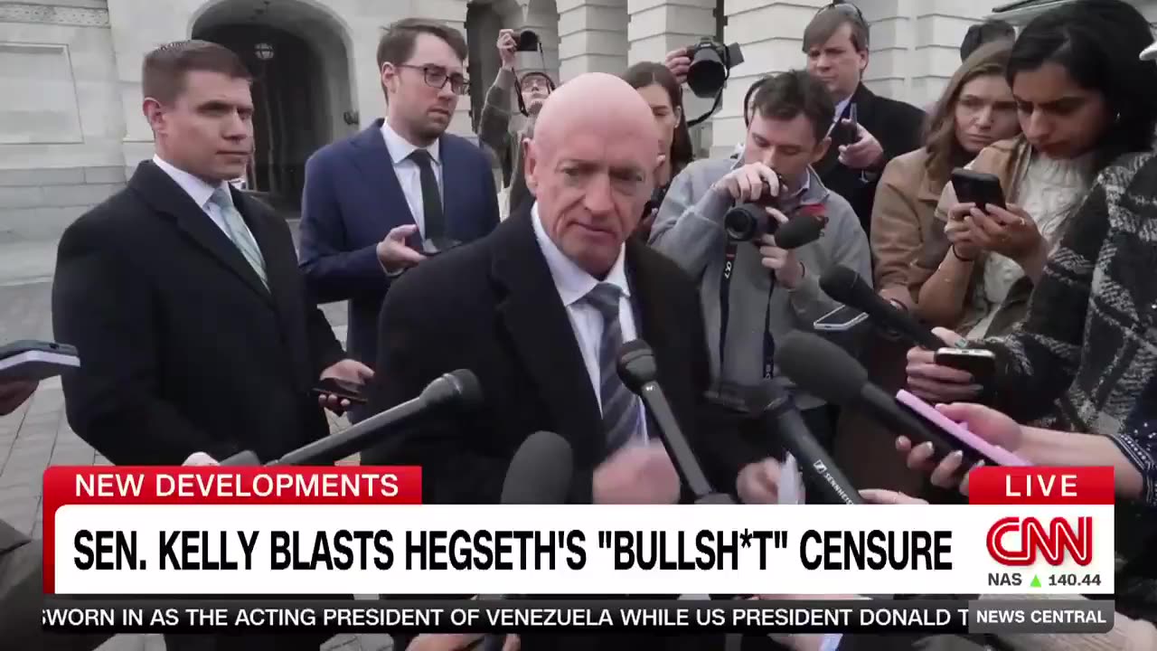 Democrat Senator Mark Kelly Lashes Out at Hegseth