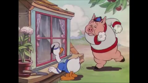 Disney: The Wise Little Hen (1934) Butt Kicks