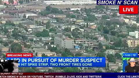 LIVE POLICE CHASE NOW OF 187 MURDER SUSPECT #live #policechase #policepursuit #chase #police #news