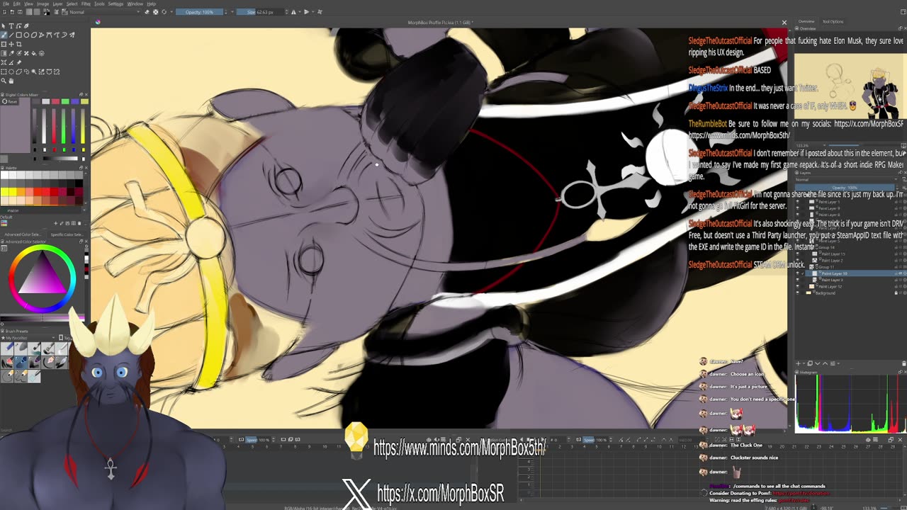 Drawing and Chatting