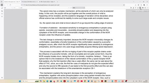 Solution To The Opioid Crisis. Решение Опиоидного Кризиса.