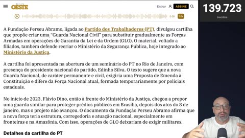 FIM DAS FORÇAS ARMADAS- O PT QUER CRIAR AS MILÍCIAS CHAVISTAS_HD