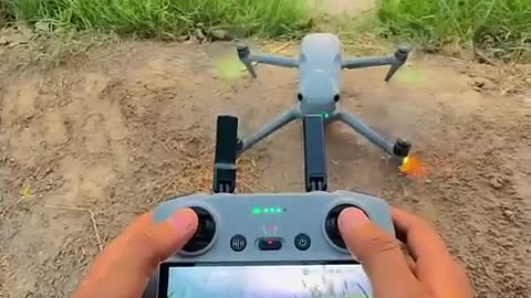 Drone flaying video