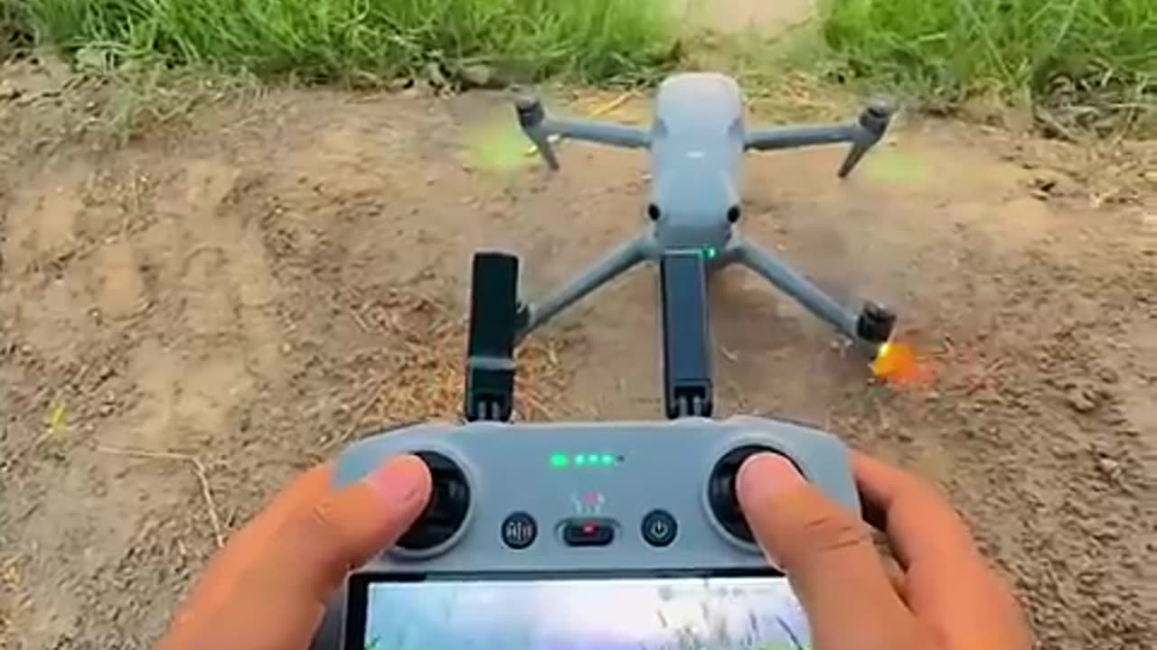 Drone flaying video