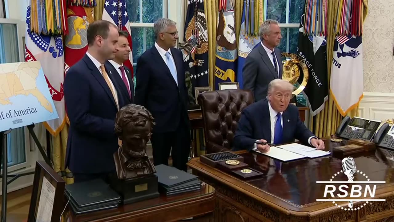 RSBN President Trump signs Executive Orders regarding Gain Of Function Research...5-5-25