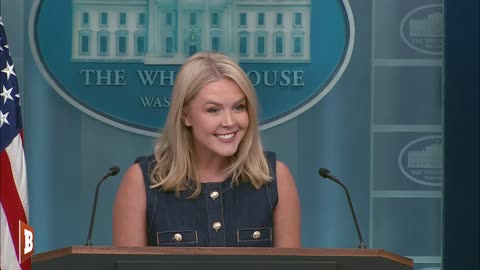 LIVE: Trump Press Secretary Karoline Leavitt Holds Press Conference at White House...
