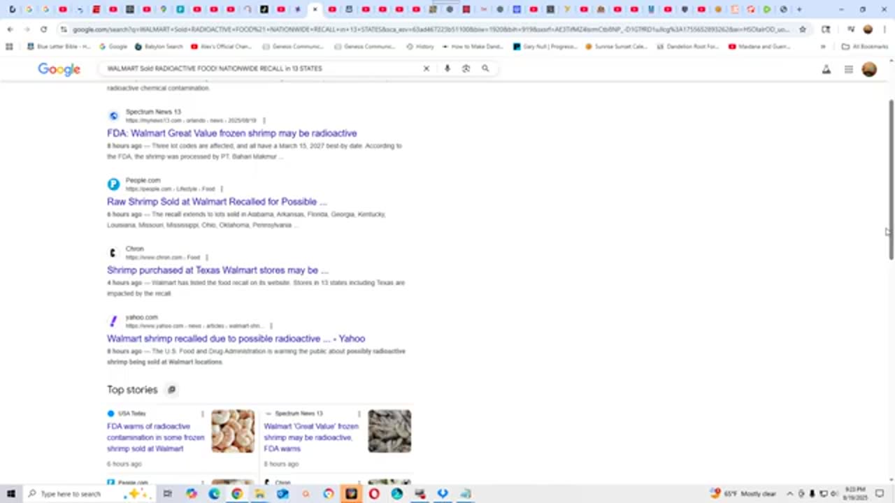 Breaking News: Walmart RADIOACTIVE shrimp recalled in 13 STATES