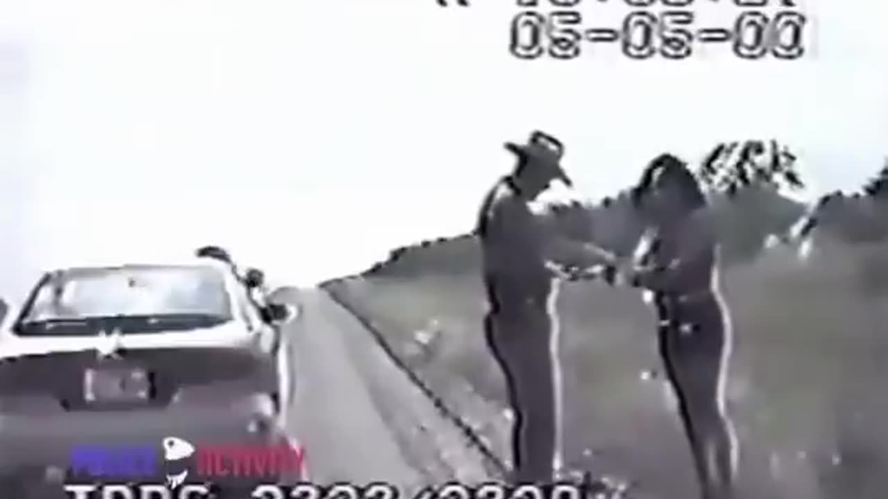 Cop explains why he wants the women to stand off to the side and then this happens ...