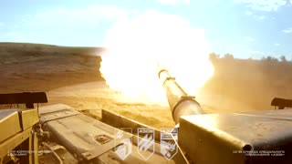 Incredible Footage from Ukrainian Tank Crew