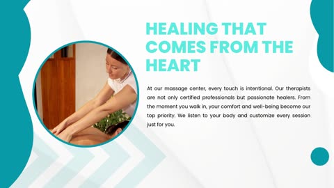 Massage Therapy for Everyone at Our Unisex Spa in Trichy