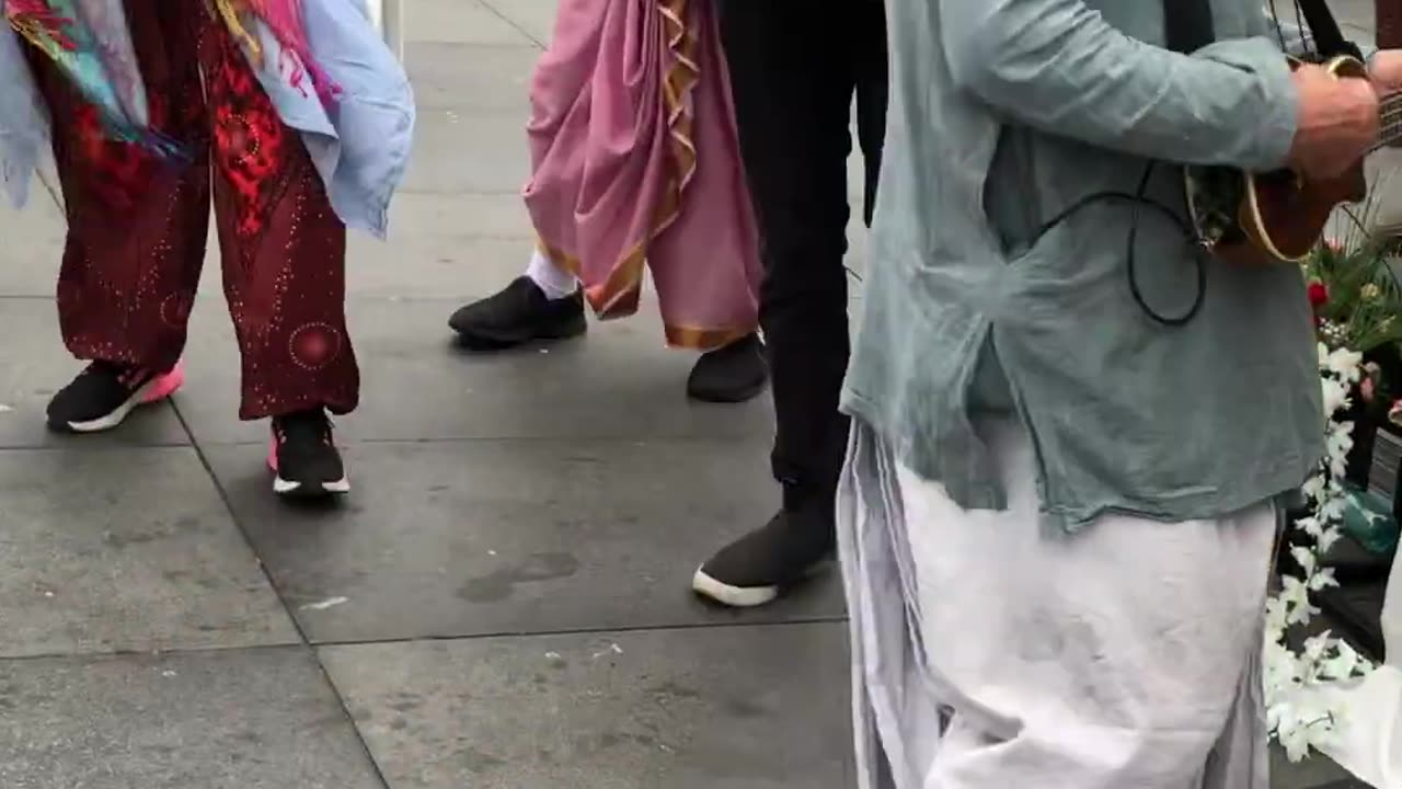 Harinam Sankirtan in Liverpool, England August 2025