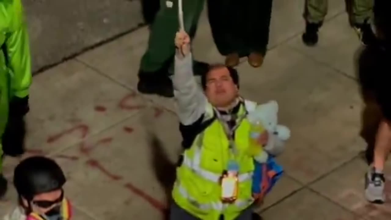 DHS releases video of exactly why they arrested blind protester