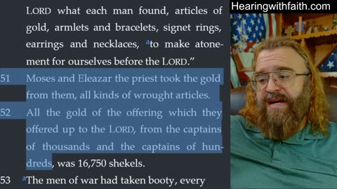 Numbers 31: Vengeance on Midian & Division of Spoils