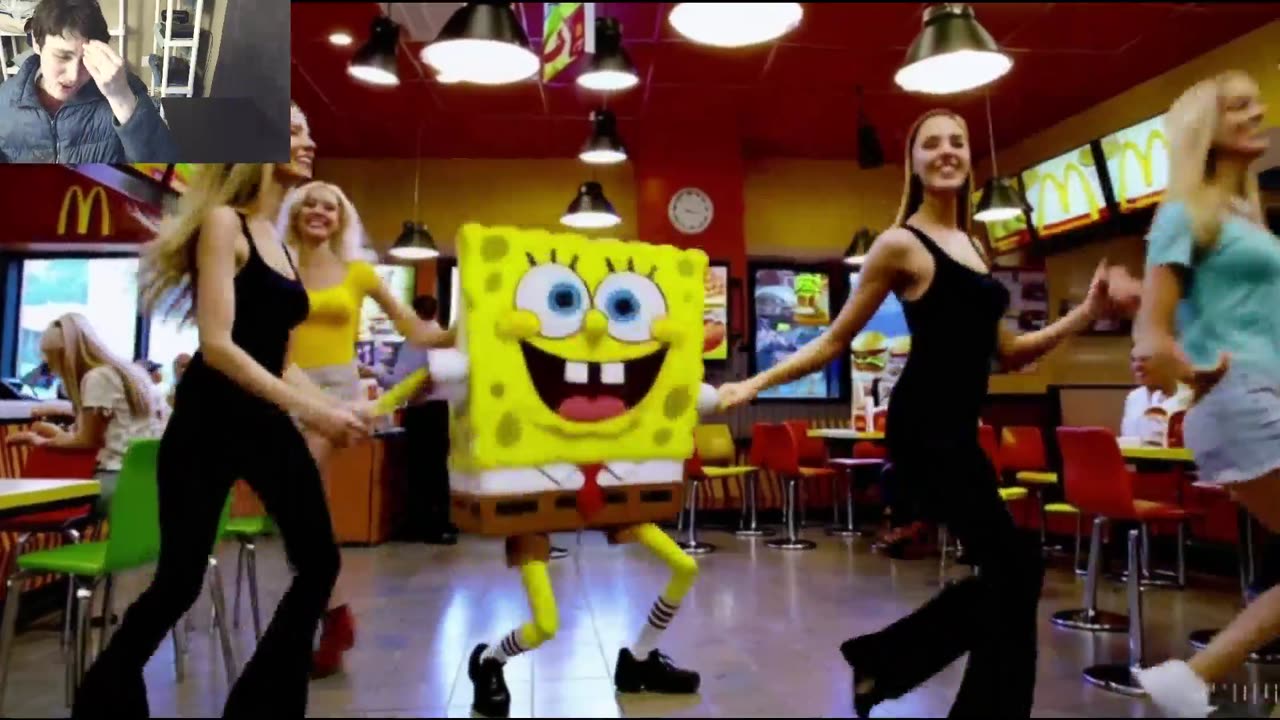 Outtake #991 Of The SpongeBob SquarePants Dancing With Women At A McDonald's Fake Funny Parody Video
