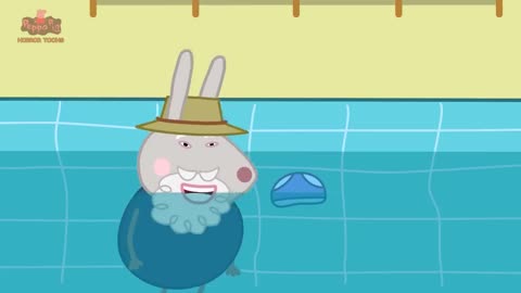 Swimming Pool Part _ Funny Peppa Pig Try Not To Laugh