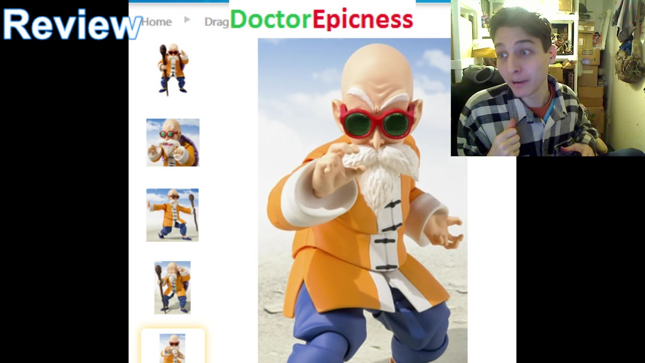 Review Of The Dragon Ball S.H. Figuarts Master Roshi Action Figure