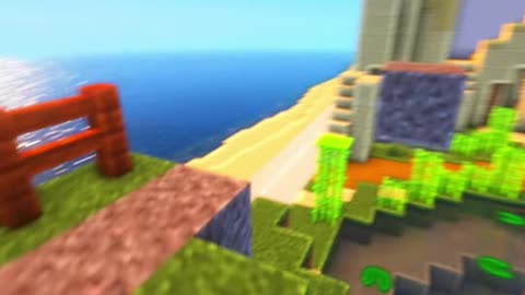 054_Minecraft Parkour Gameplay #game