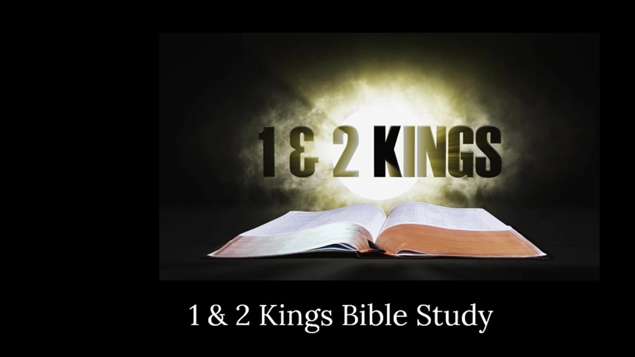 First $ Second Kings Bible study